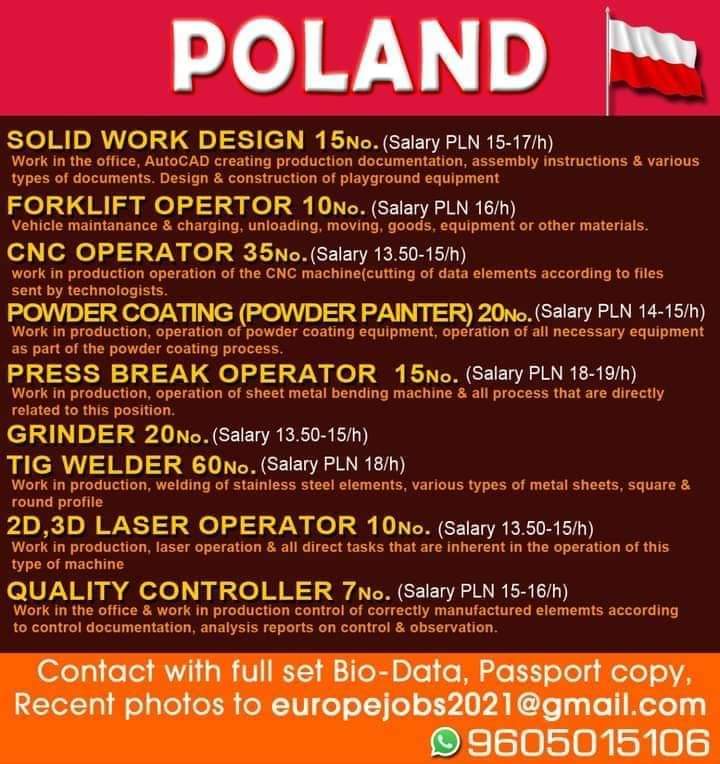 WALK-IN INTERVIEW AT MUMBAI FOR POLAND