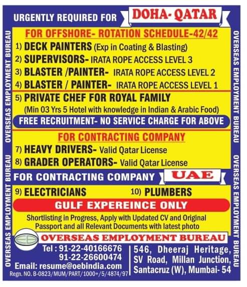 civil engineering jobs in gulf for freshers