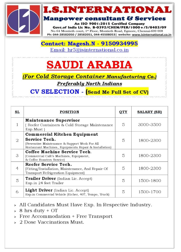 Recruitment agencies for overseas jobs