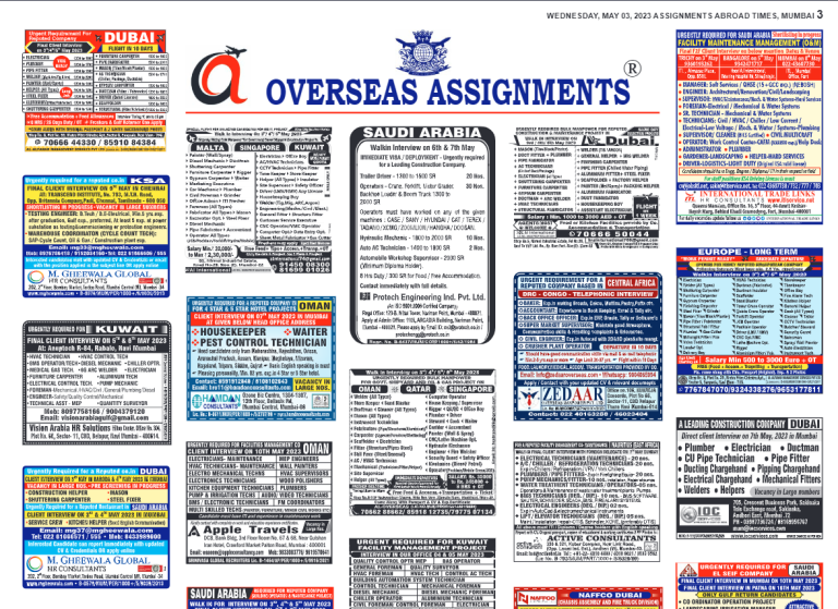 Assignment Abroad Times Newspaper Download
